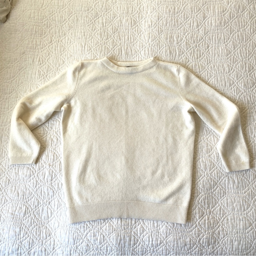 Talbots Cream Crewneck Sweater